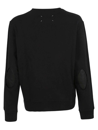 Shop Maison Margiela Elbow-patched Sweatshirt In Black