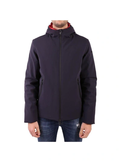 Shop Rrd Winter Storm Down Jacket In Dark Grey - Red