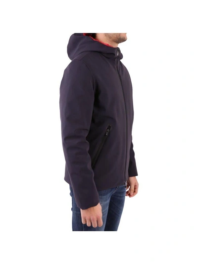 Shop Rrd Winter Storm Down Jacket In Dark Grey - Red