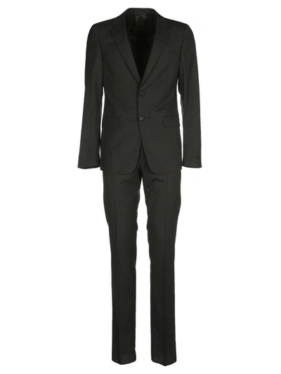 Shop Prada Suit In Grey