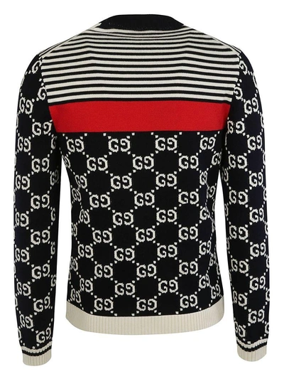Gucci Gg Stripes Knit Sweater In 4696 | ModeSens