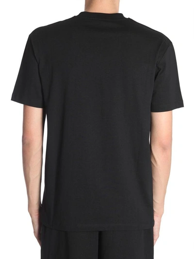 Shop Mcq By Alexander Mcqueen Round Collar T-shirt In Nero