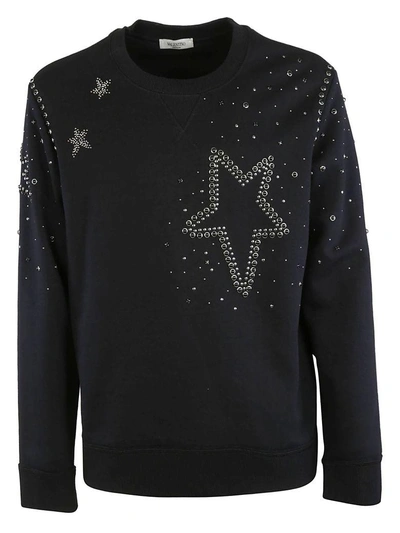 Shop Valentino Studded Star Sweatshirt