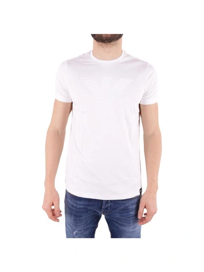 Shop Emporio Armani Cotton T-shirt In White