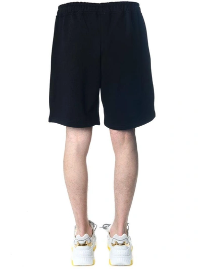 Shop Omc Black Cotton Shorts