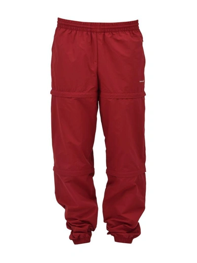 Shop Balenciaga Red Lounge Pants