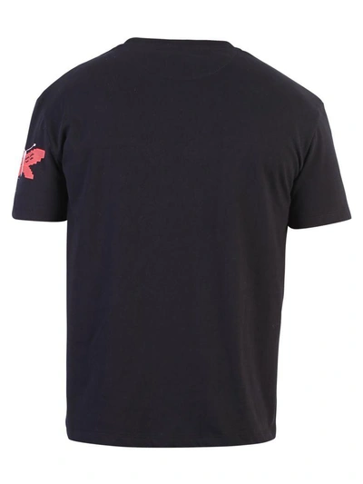 Shop Valentino Black Printed T-shirt