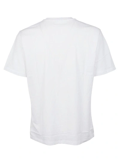 Shop Sergio Tacchini Logo T-shirt In White-navy