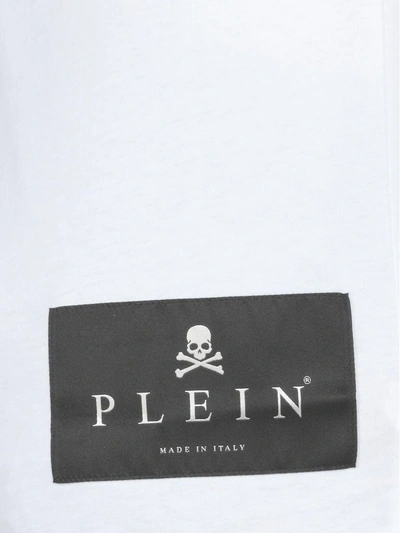 Shop Philipp Plein T-shirt Speed In White