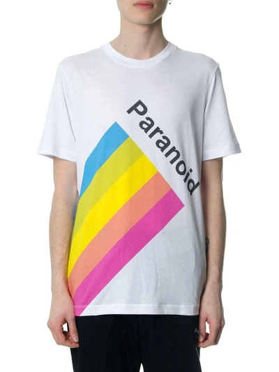 Shop Omc Paranoid White T-shirt