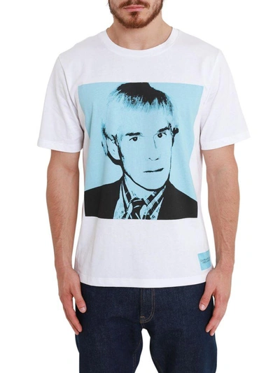 Shop Calvin Klein Jeans Est.1978 Warhol Portrait Tee In Bianco
