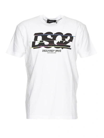Shop Dsquared2 T-shirt In White