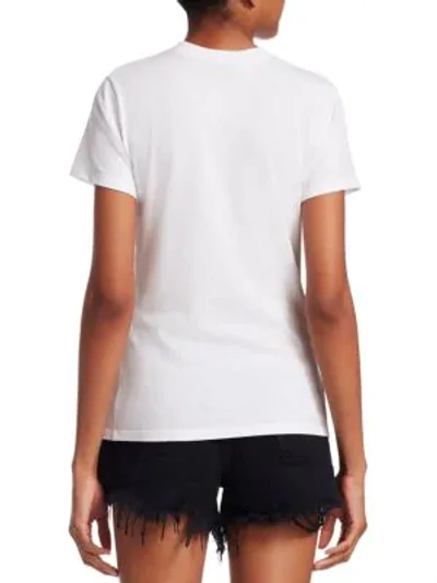 Shop Alexander Wang T High Twist Jersey Tee In White