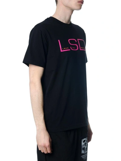 Shop Misbhv Lsd Black Cotton T-shirt