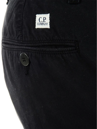 Shop C.p. Company Trousers In Dark Blue