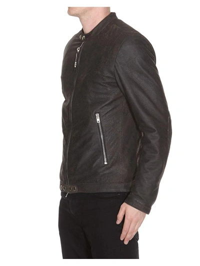 Shop Sword 6.6.44 S.w.o.r.d 6.6.44 Destroy Biker Jacket In Black