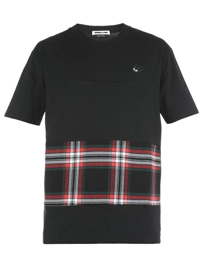 Shop Mcq By Alexander Mcqueen Cotton T-shirt In Black/tartan