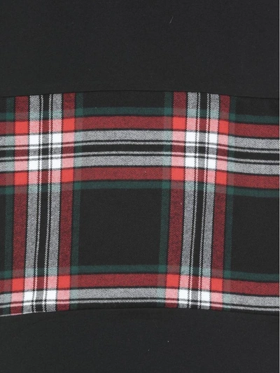 Shop Mcq By Alexander Mcqueen Cotton T-shirt In Black/tartan