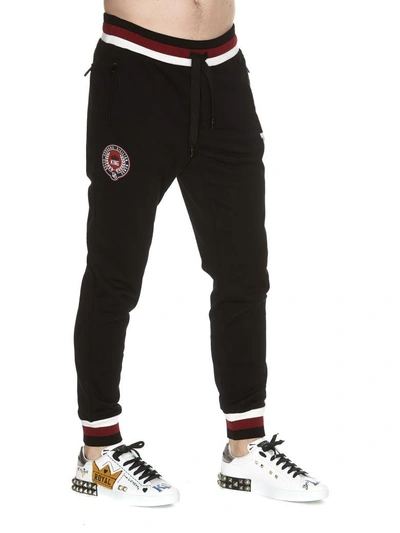 Shop Dolce & Gabbana Sweatpants In Black