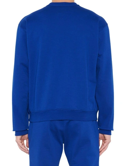 Shop Versace Sweatshirt In Blue