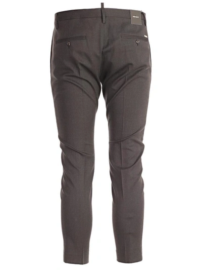 Shop Dsquared2 Skinny Trousers In Grey