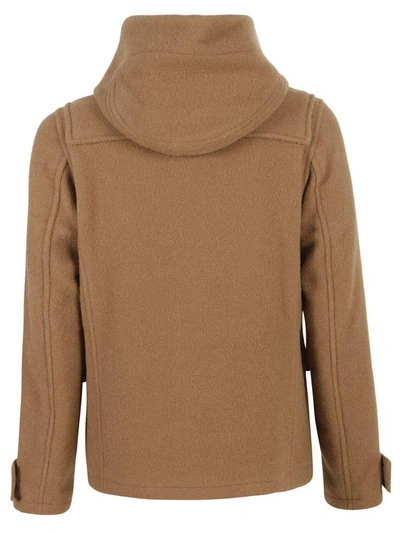 Shop Jw Anderson J.w. Anderson Hooded Duffle Coat In Camel