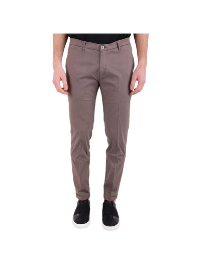 Shop Re-hash Re Hash Cotton Blend Trousers In Mud