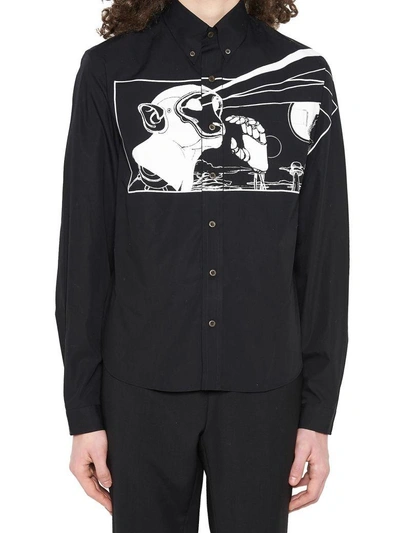 Prada Laser Monkey Shirt In Multicolor | ModeSens