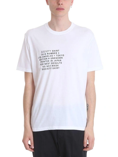 Shop Society White Cotton T-shirt