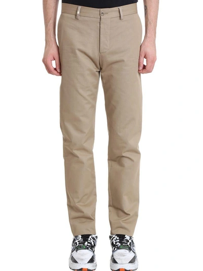 Shop Maison Margiela Taupe Cotton Pants