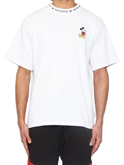 Shop Gcds 'mickey Mouse' T-shirt In White