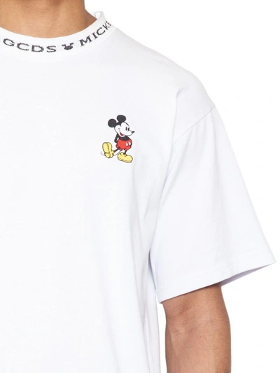 Shop Gcds 'mickey Mouse' T-shirt In White