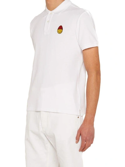 Shop Ami Alexandre Mattiussi Polo In White