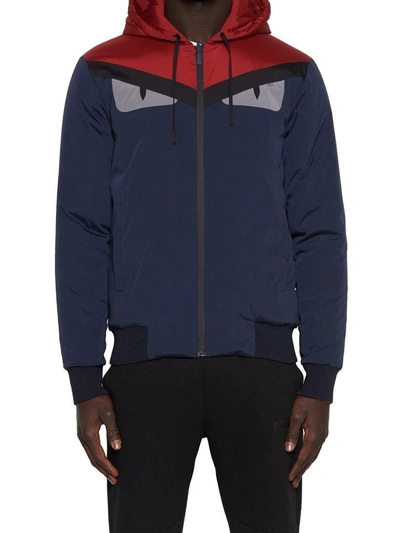 Shop Fendi 'bugs' Jacket In Multicolor