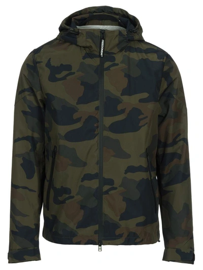 Shop Freedomday Amadeo Jacket In Camouflage-military