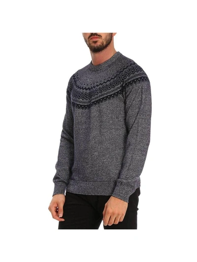 Shop Armani Collezioni Armani Exchange Sweater Sweater Men Armani Exchange In Blue