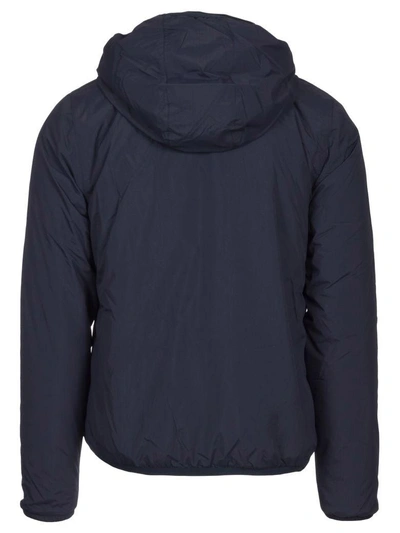Shop K-way Jacques Ripstop Marmotta Jacket In Depht-blue-antracite