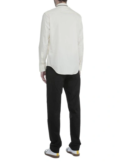 Shop Maison Margiela Cotton Shirt In Cream