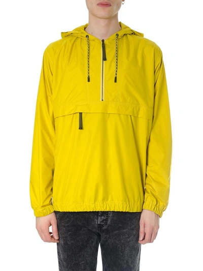 Shop Diesel Black Gold Jiway Jacket Windbreaker Cut Yellow