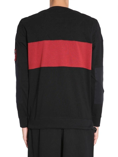 Shop Givenchy Round Collar Sweatshirt In Nero