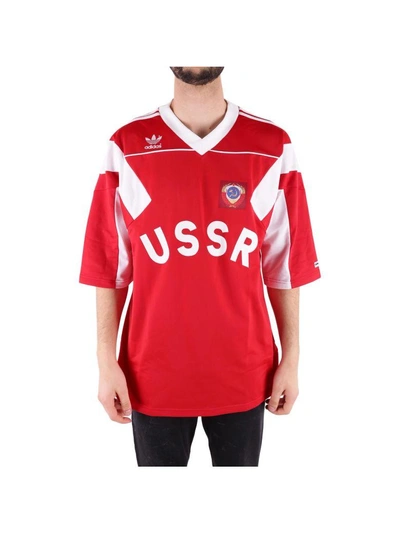 Adidas Originals Russia 1991 Football Jersey In Red | ModeSens