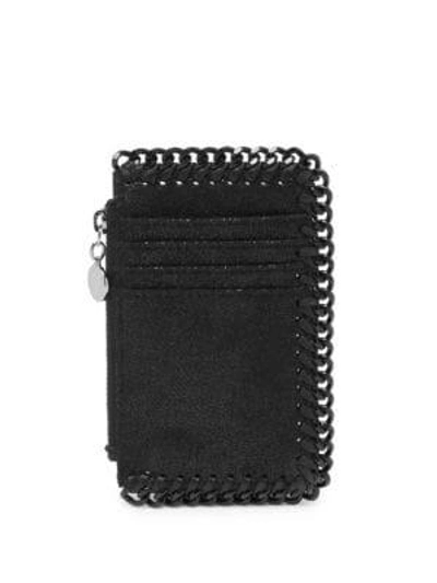 Shop Stella Mccartney Falabella Card Case In Black