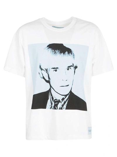 Shop Calvin Klein Jeans Est.1978 Andy Warhol Print T-shirt In White/blue