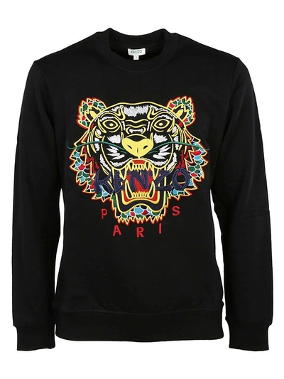 Shop Kenzo Dragon Tiger Sweatshirt In Noir