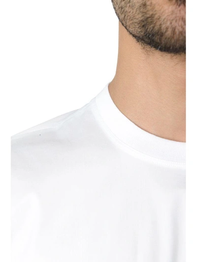 Shop Dsquared2 White Stretch Shirt In Cotton