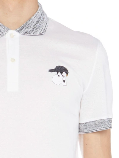 Shop Alexander Mcqueen Polo In White