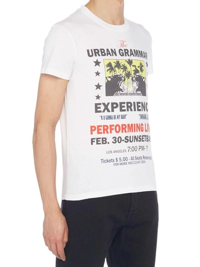 Shop Valentino 'los Angeles Concept' T-shirt In White