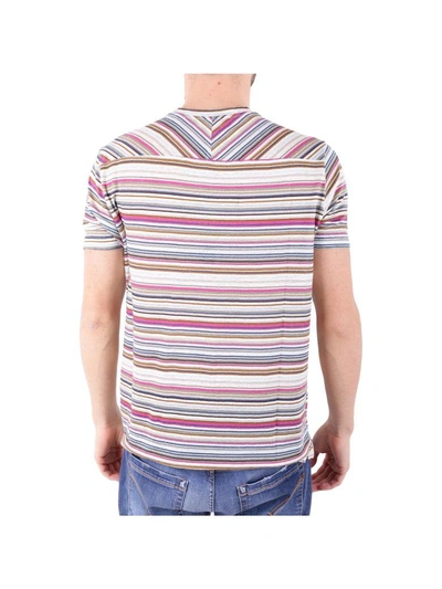 Shop Daniele Fiesoli Linen T-shirt In Multicolor