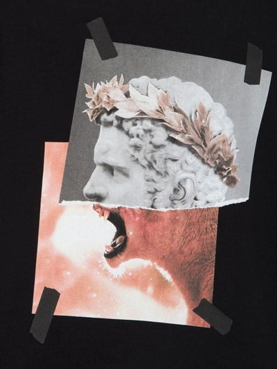 Shop Neil Barrett Tshirt Roman Lion In Black Print