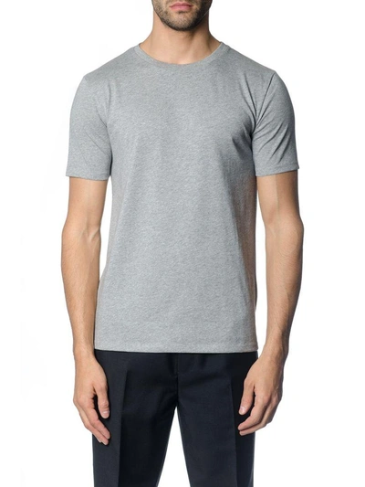 Shop Acne Studios Grey Jersey Cotton T-shirt